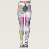 Bauhaus Diamond Quilt Leggings (Voorkant)