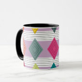 Bauhaus Diamond Quilt Mok (Voorkant links)