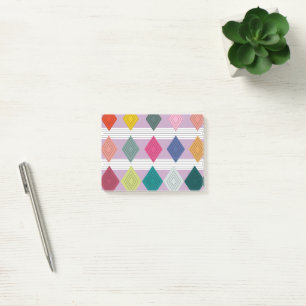 Bauhaus Diamond Quilt Post-it® Notes