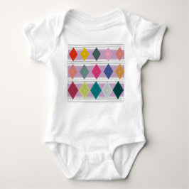 Bauhaus Diamond Quilt Romper