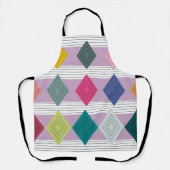 Bauhaus Diamond Quilt Schort (Voorkant)