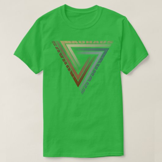 Bauhaus Driehoek Art T-shirt (Design voorkant)