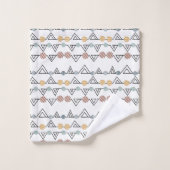Bauhaus-driehoeken Bad Handdoek (Wasdoekje)
