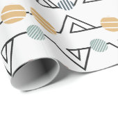 Bauhaus-driehoeken Cadeaupapier (Rol Hoek)