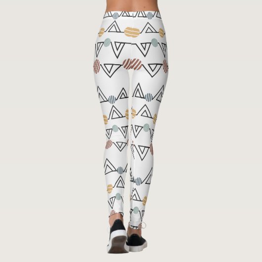 Bauhaus-driehoeken Leggings (Achterkant)