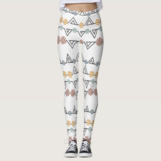 Bauhaus-driehoeken Leggings (Voorkant)