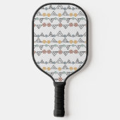 Bauhaus-driehoeken Pickleball Paddle (Achterkant)