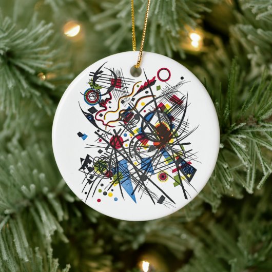 Bauhaus Elegance - Kandinsky's meesterwerk Keramisch Ornament (Boom)