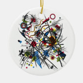 Bauhaus Elegance - Kandinsky's meesterwerk Keramisch Ornament (Voorkant)