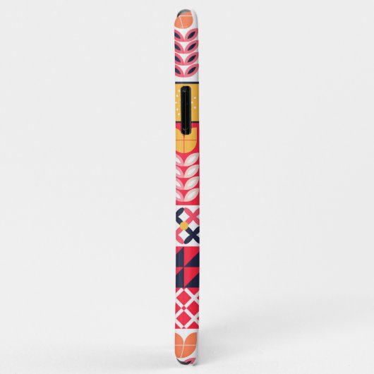 Bauhaus Floral Geometrische iPhone / iPad case (Achterkant/rechts)