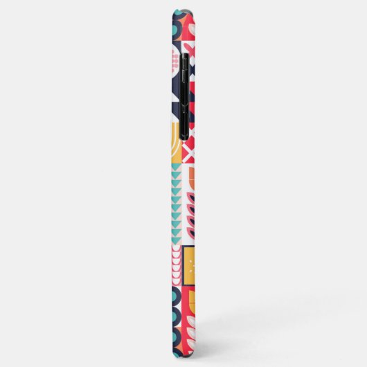 Bauhaus Floral Geometrische iPhone / iPad case (Achterkant/links)