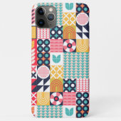 Bauhaus Floral Geometrische iPhone / iPad case (Achterkant)