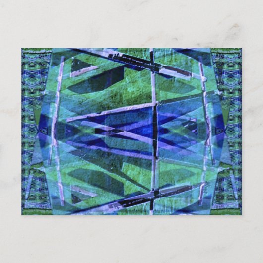 Bauhaus geïnspireerd Briefkaart (Voorkant)