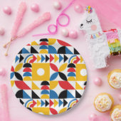 Bauhaus Geïnspireerd door hedendaagse middeleeuwse Papieren Bordje (Feest)