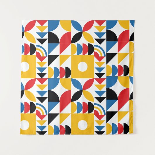 Bauhaus Geïnspireerd door hedendaagse middeleeuwse Wandkleed (Voorkant (horizontaal))