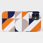 Bauhaus Geïnspireerd geometrisch patroon Case-Mate iPhone Case (Achterkant (horizontaal))