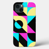 Bauhaus Geïnspireerd geometrisch patroon Case-Mate iPhone Case (Achterkant)