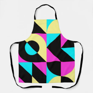 Bauhaus Geïnspireerd geometrisch patroonschort Schort