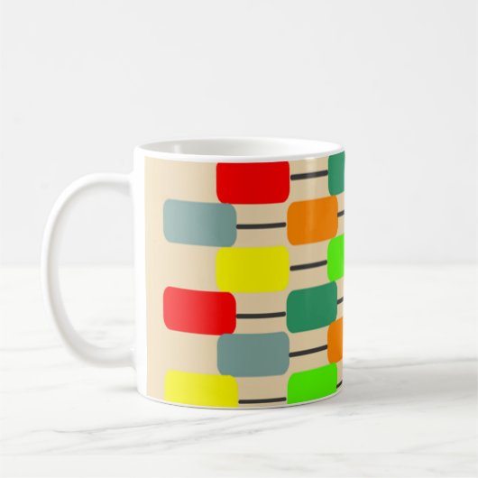 Bauhaus Geïnspireerd Koffiemok (Links)
