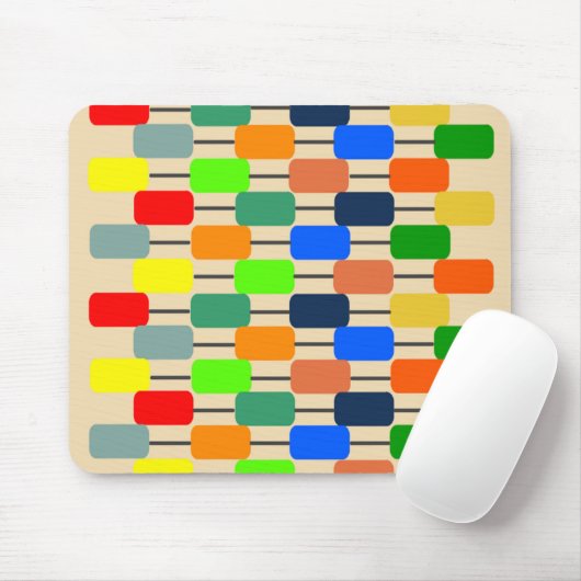 Bauhaus geïnspireerd muismat (Met muis)