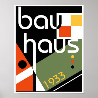 Bauhaus Geïnspireerd Poster