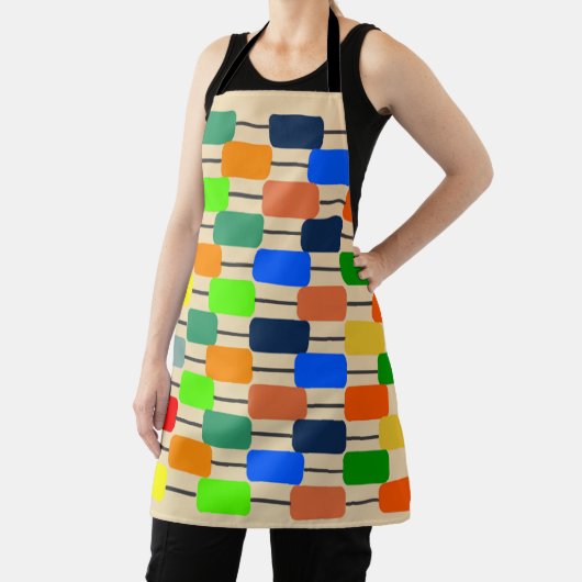 Bauhaus Geïnspireerd Schort (Insitu)