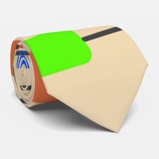 Bauhaus Geïnspireerd Stropdas (Opgerold)