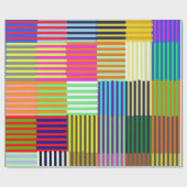 Bauhaus Geïnspireerde Optica Cadeaupapier (Vlak)