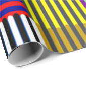 Bauhaus Geïnspireerde Optica Cadeaupapier (Rol Hoek)