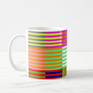 Bauhaus Geïnspireerde Optica Koffiemok