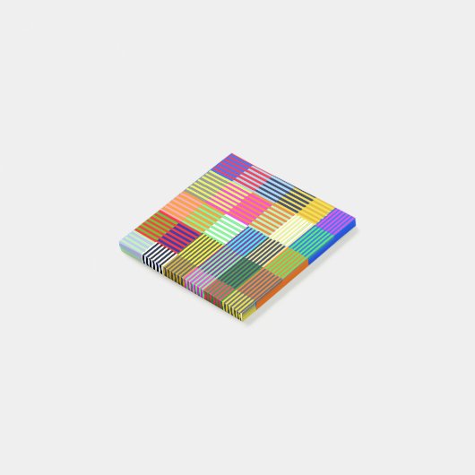 Bauhaus Geïnspireerde Optica Post-it® Notes (Schuin)