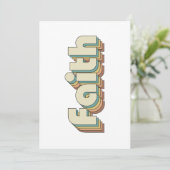 Bauhaus geloof christelijke inspirerende vibraties kaart (Staand voorkant)