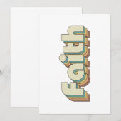 Bauhaus geloof christelijke inspirerende vibraties kaart (Voorkant / Achterkant)