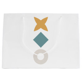 Bauhaus Geometric Baby Shower Large Gift Bag Groot Cadeauzakje