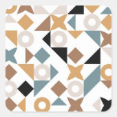 Bauhaus Geometric Baby Sticker (Voorkant)