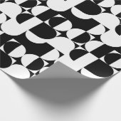 Bauhaus Geometric Black en White  Cadeaupapier (Hoek)