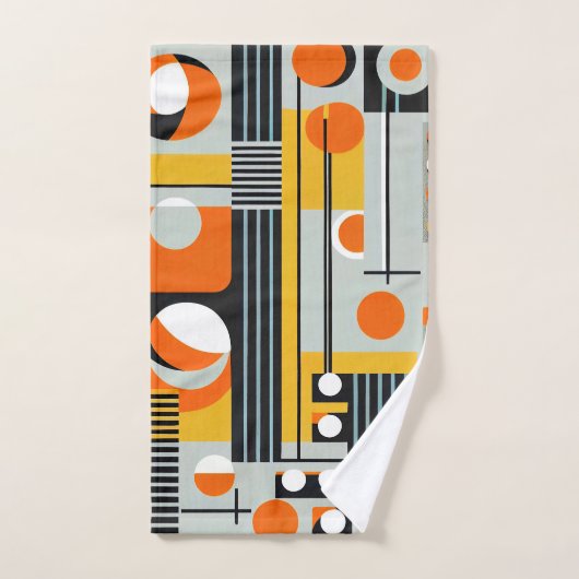 Bauhaus Geometric Design 01 Ideaal voor Bad Handdoek (Handdoek)