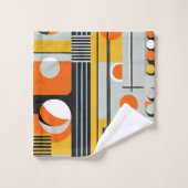 Bauhaus Geometric Design 01 Ideaal voor Bad Handdoek (Wasdoekje)