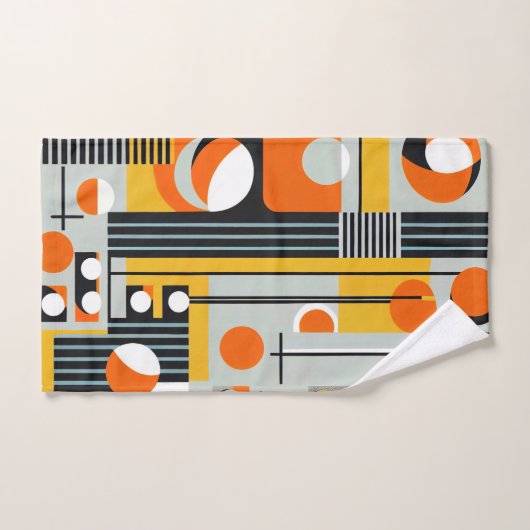 Bauhaus Geometric Design 01 Ideaal voor Bad Handdoek (Handdoek)