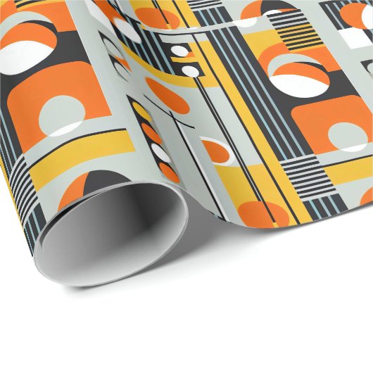 Bauhaus Geometric Design 01 Ideaal voor Cadeaupapier (Rol Hoek)