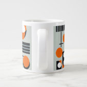 Bauhaus Geometric Design 01 Ideaal voor Grote Koffiekop (Achterkant)