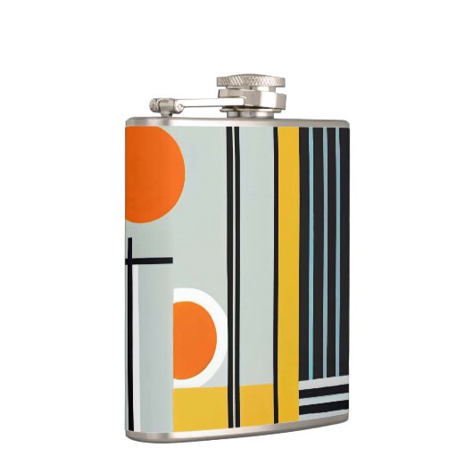 Bauhaus Geometric Design 01 Ideaal voor Heupfles (Rechts)