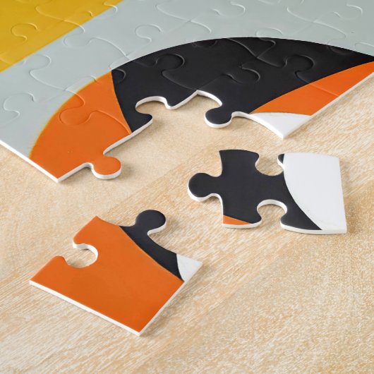 Bauhaus Geometric Design 01 Ideaal voor Legpuzzel (Zijkant)