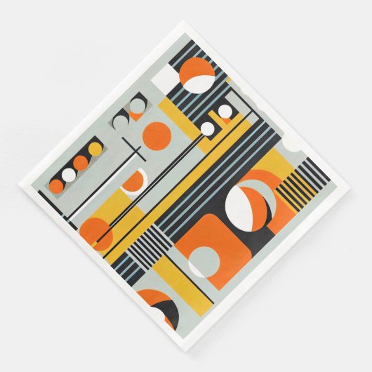 Bauhaus Geometric Design 01 Ideaal voor Servet (Hoek)