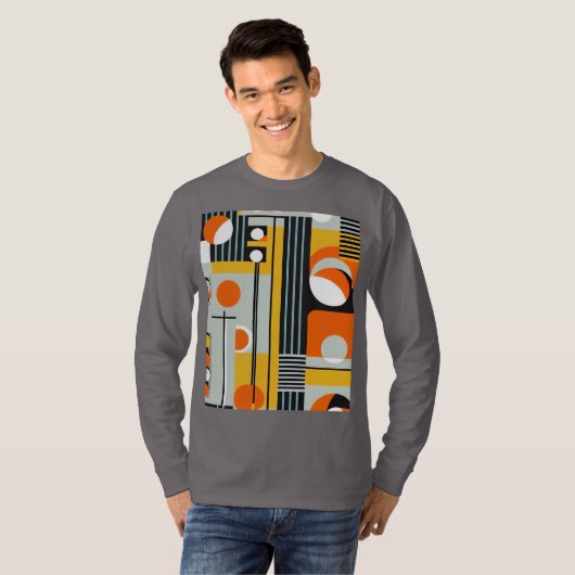 Bauhaus Geometric Design 01 Ideaal voor T-shirt (Voorkant volledig)