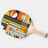 Bauhaus Geometric Design 01 Ideaal voor Tafeltennisbatje (Zijkant)