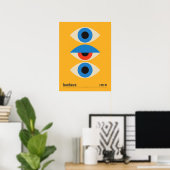  Bauhaus Geometric Eyes Fine Art Poster (Thuiskantoor)