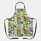 Bauhaus Geometric Fruits Schort Design (Voorkant)