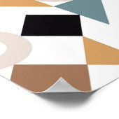 Bauhaus Geometric Nursery Wall Art Poster (Hoek)