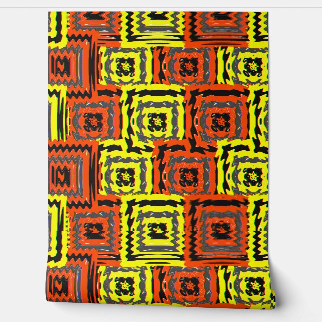 Bauhaus Geometric Pattern Design  Behang (Afrollen)